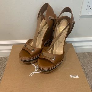 Christian louboutin wedges